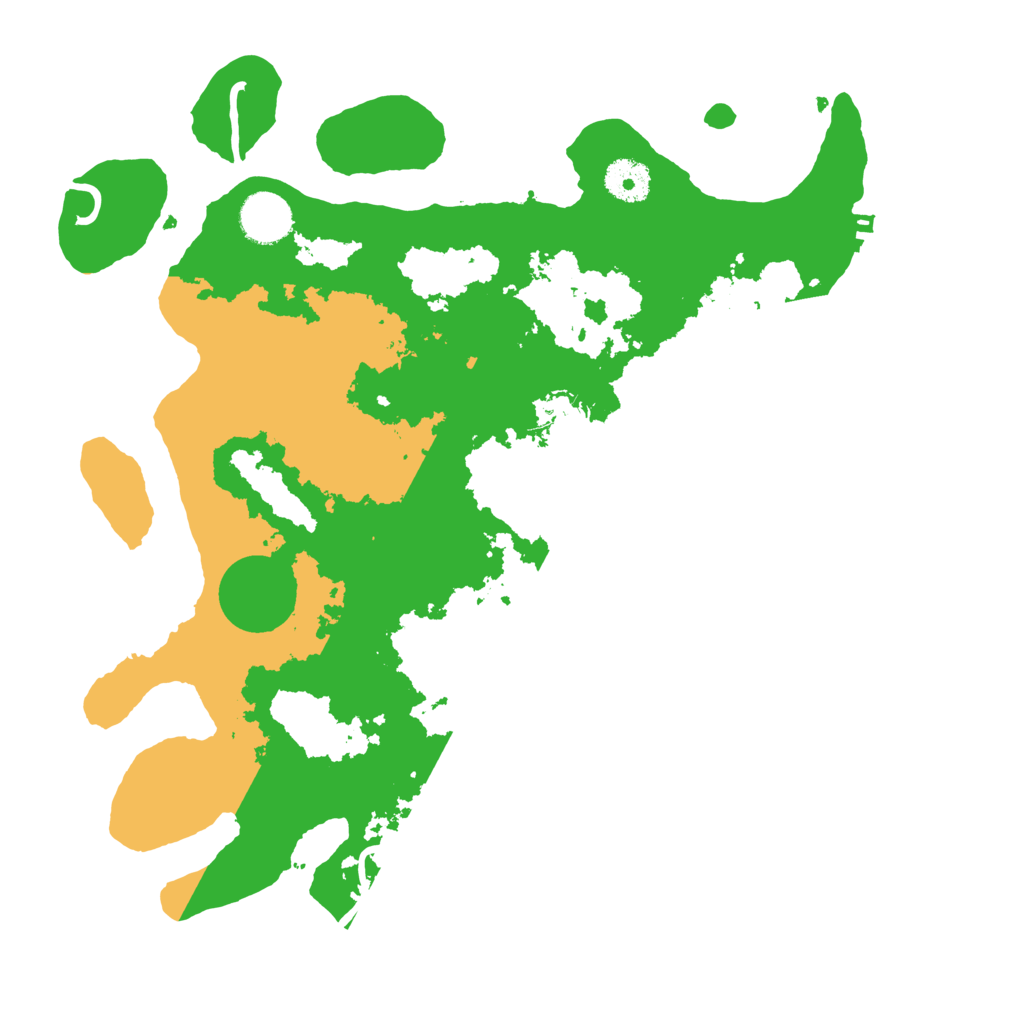 Biome Rust Map: Procedural Map, Size: 3500, Seed: 41522361