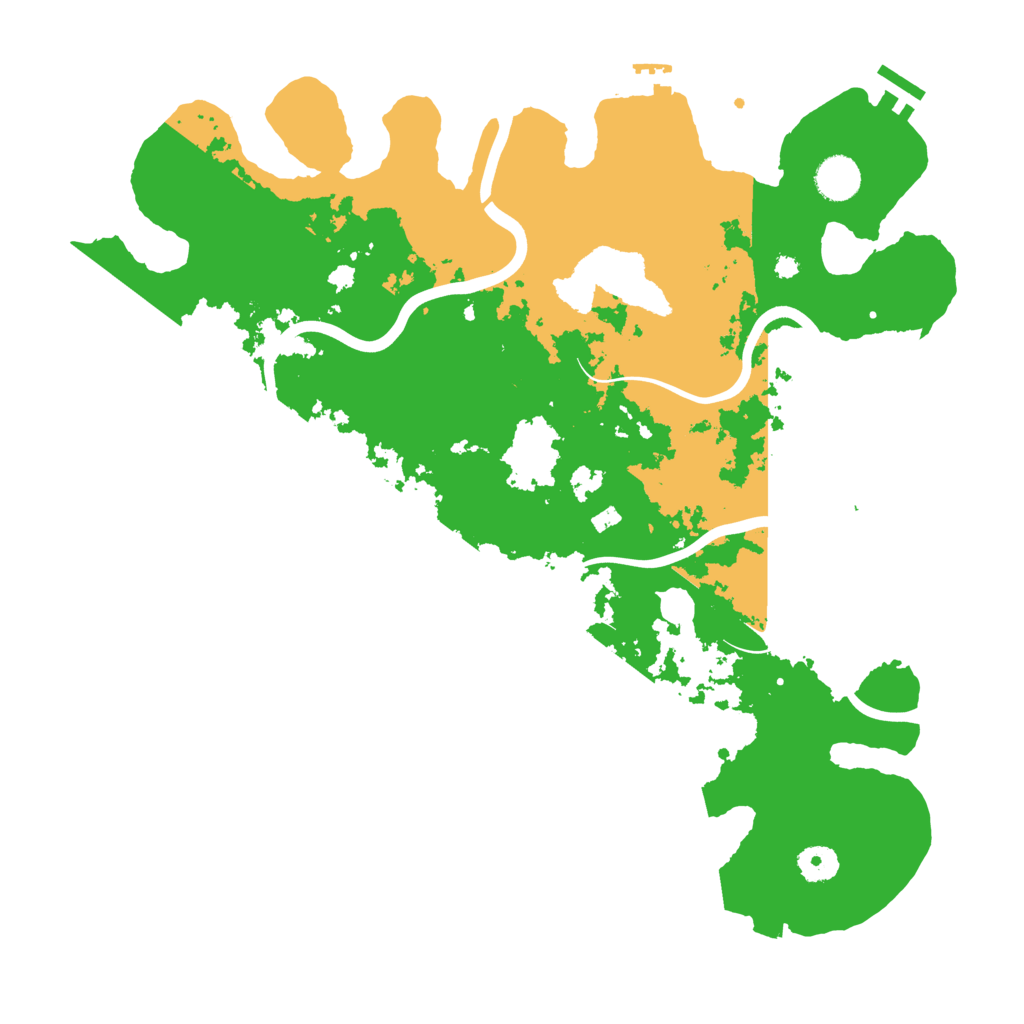 Biome Rust Map: Procedural Map, Size: 4000, Seed: 3434561