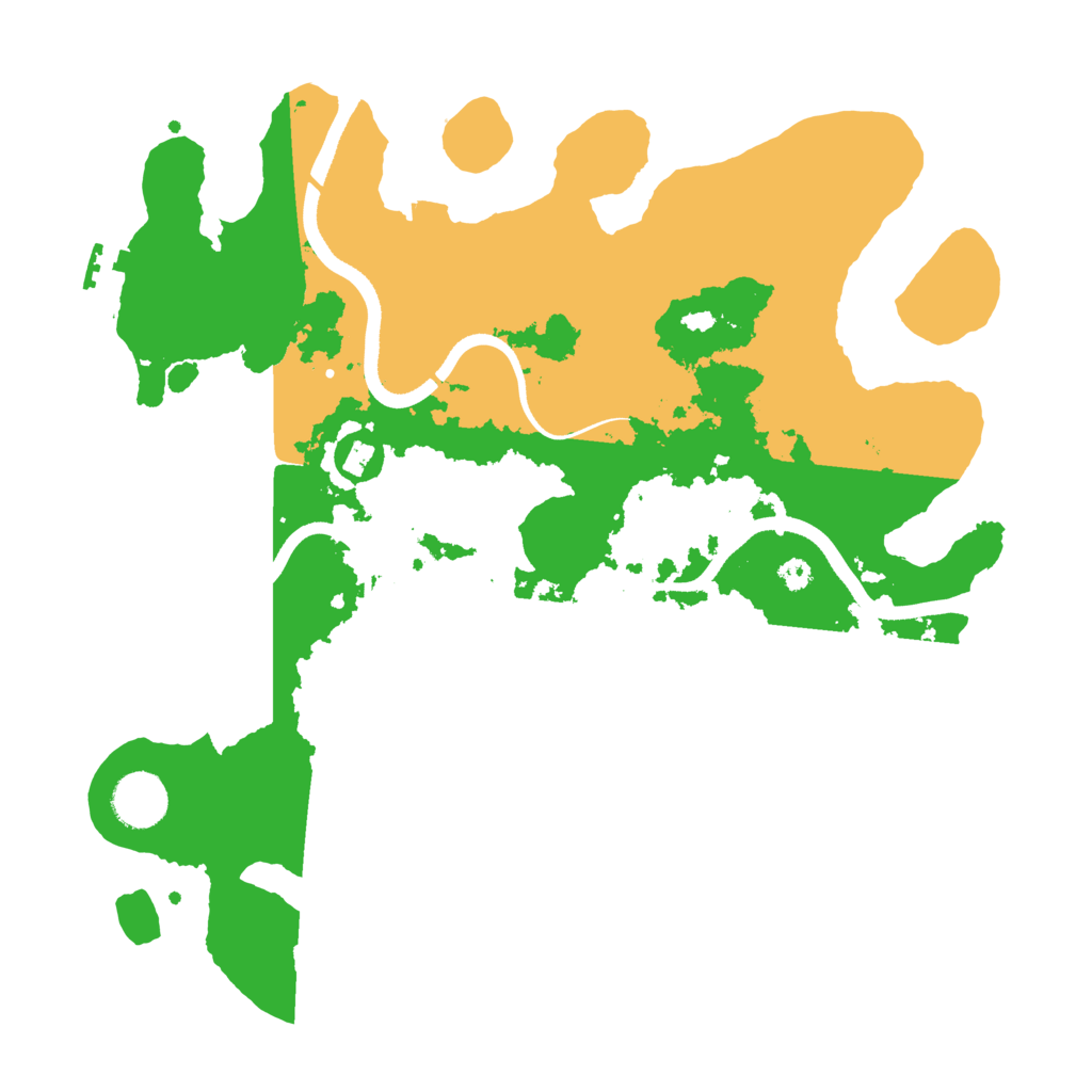 Biome Rust Map: Procedural Map, Size: 3500, Seed: 3434213