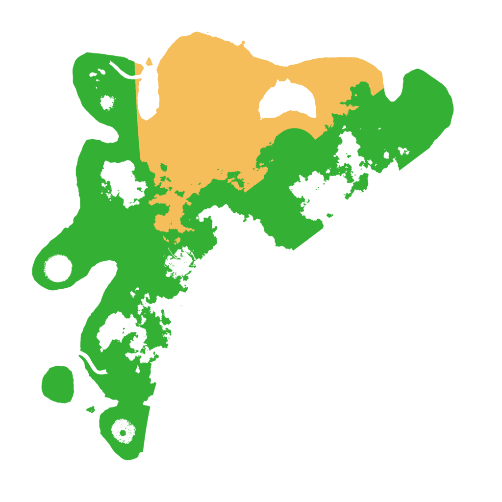 Biome Rust Map: Procedural Map, Size: 3250, Seed: 14552