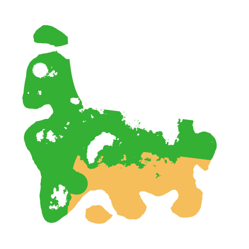 Biome Rust Map: Barren, Size: 3000, Seed: 509582