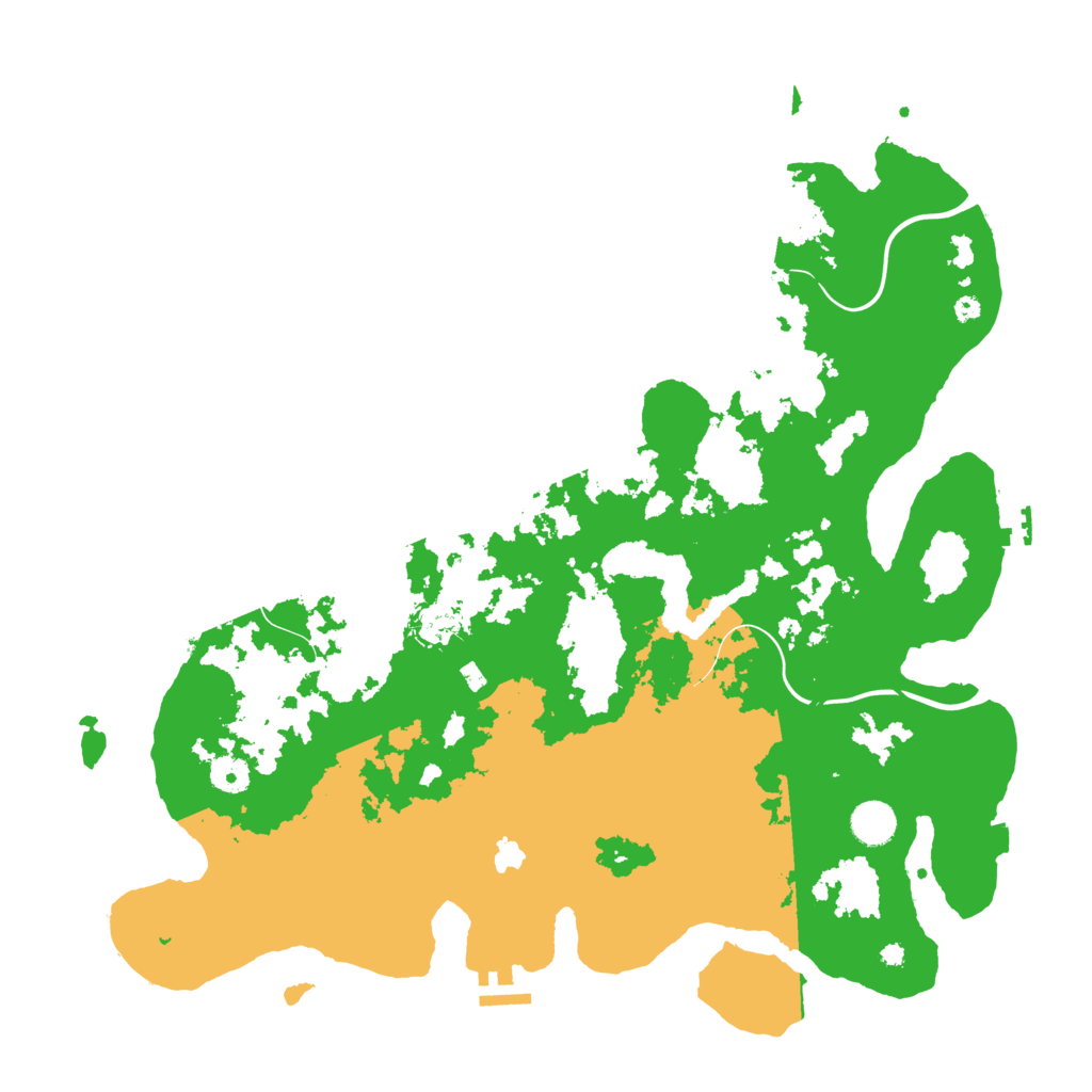 Biome Rust Map: Procedural Map, Size: 4250, Seed: 34439