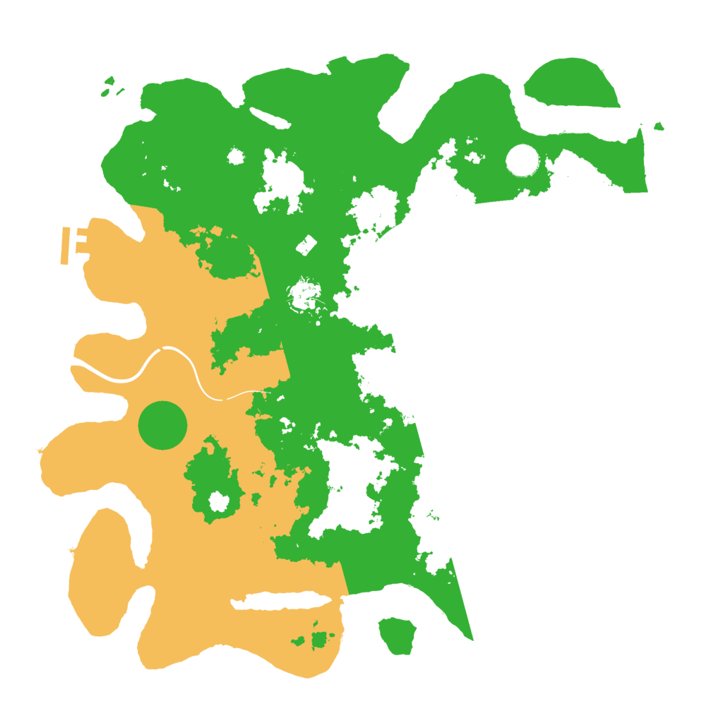 Biome Rust Map: Procedural Map, Size: 3900, Seed: 280908