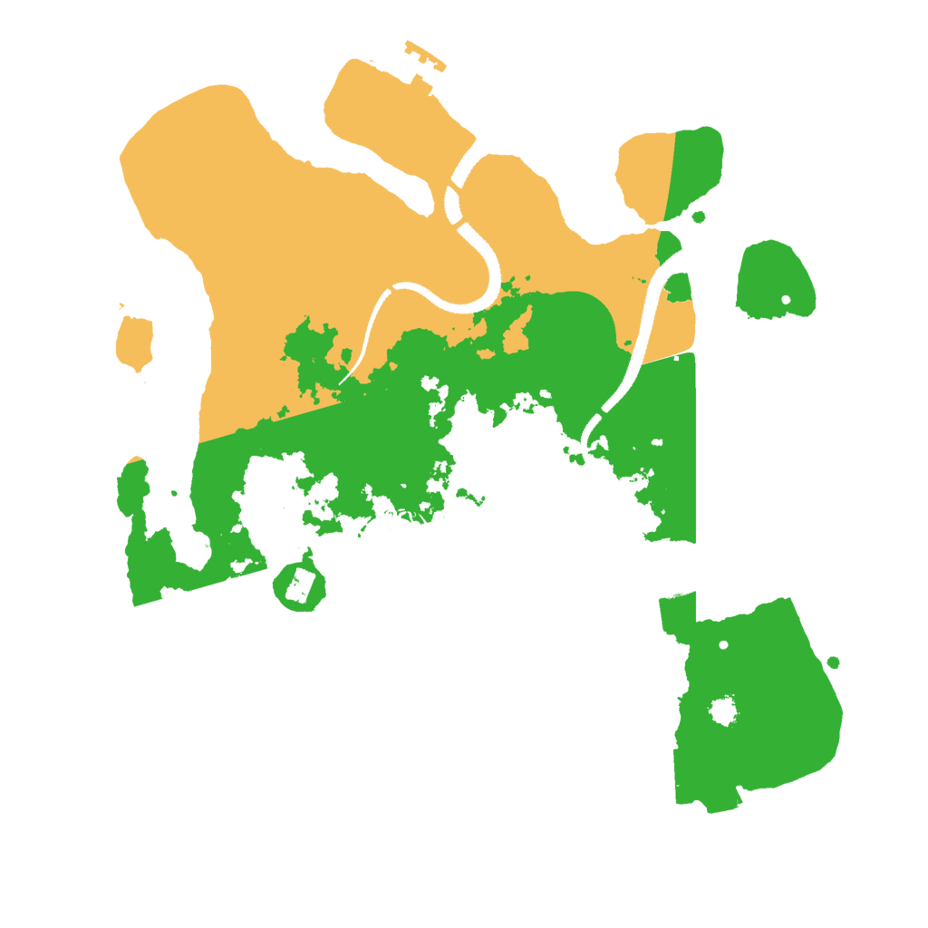 Biome Rust Map: Procedural Map, Size: 3000, Seed: 3741895