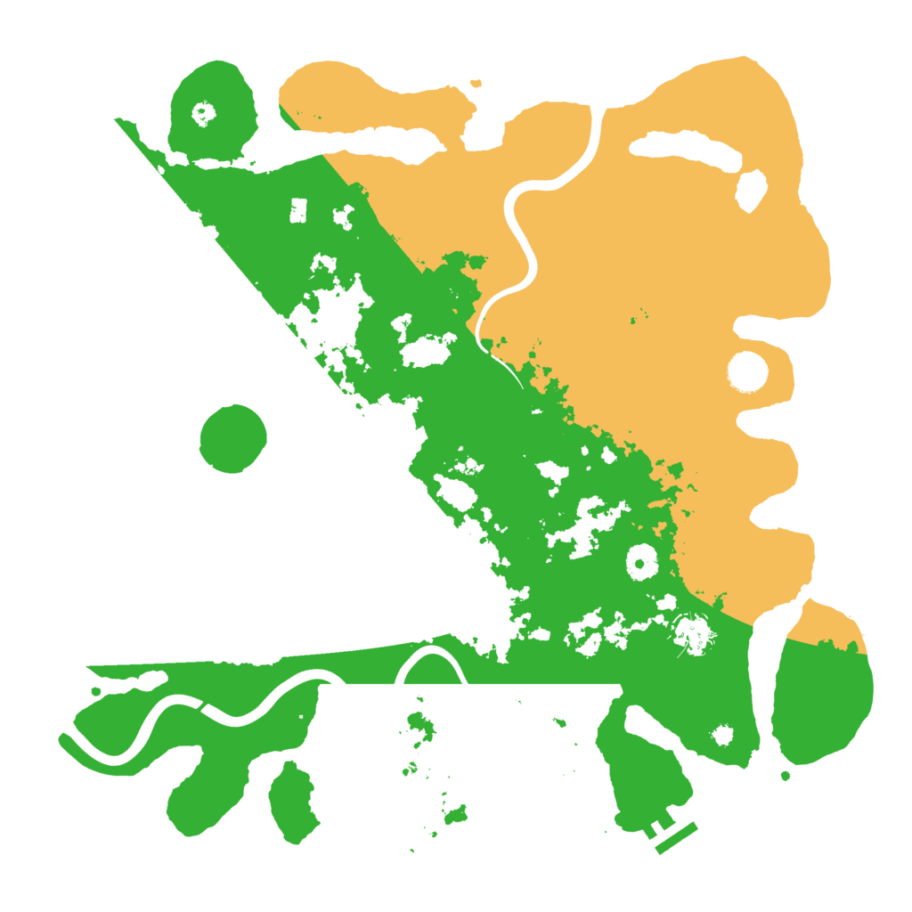 Biome Rust Map: Procedural Map, Size: 3950, Seed: 11588787