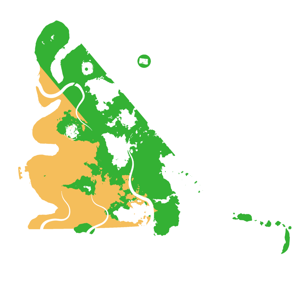 Biome Rust Map: Procedural Map, Size: 3800, Seed: 331372