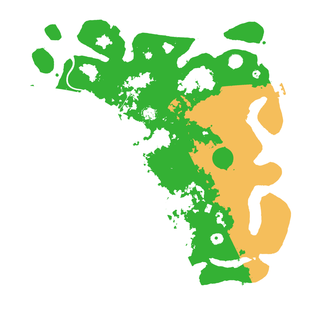 Biome Rust Map: Procedural Map, Size: 3900, Seed: 560646