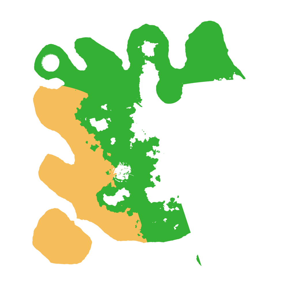 Biome Rust Map: Barren, Size: 3000, Seed: 389491