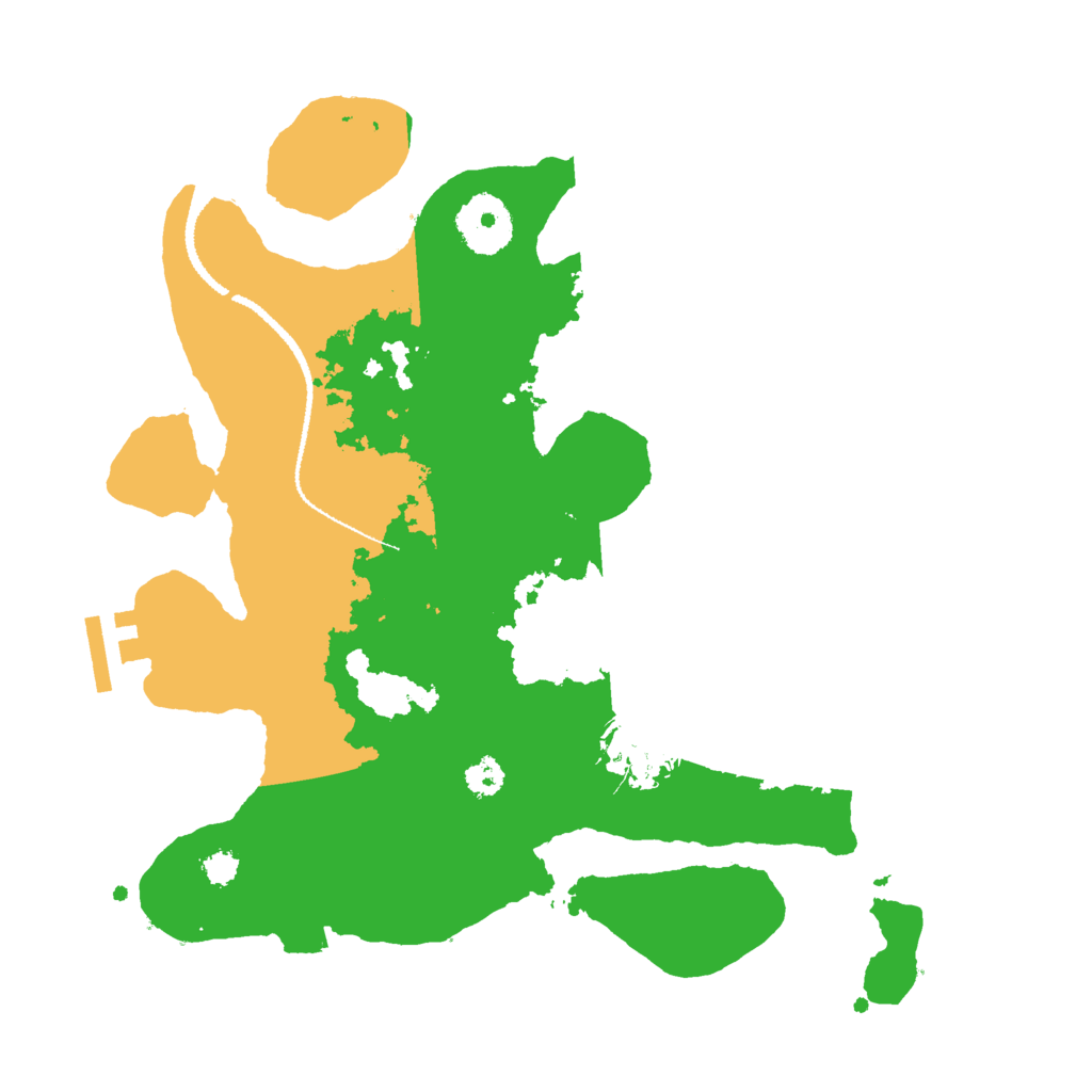 Biome Rust Map: Procedural Map, Size: 2900, Seed: 132