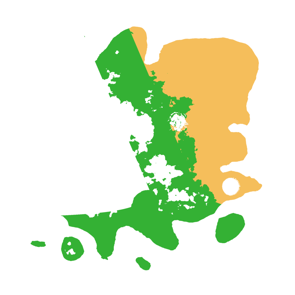 Biome Rust Map: Barren, Size: 3000, Seed: 106888