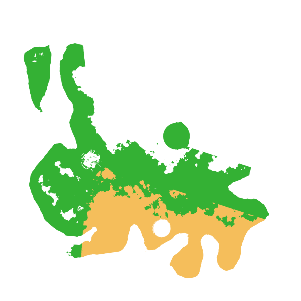 Biome Rust Map: Barren, Size: 3000, Seed: 112385