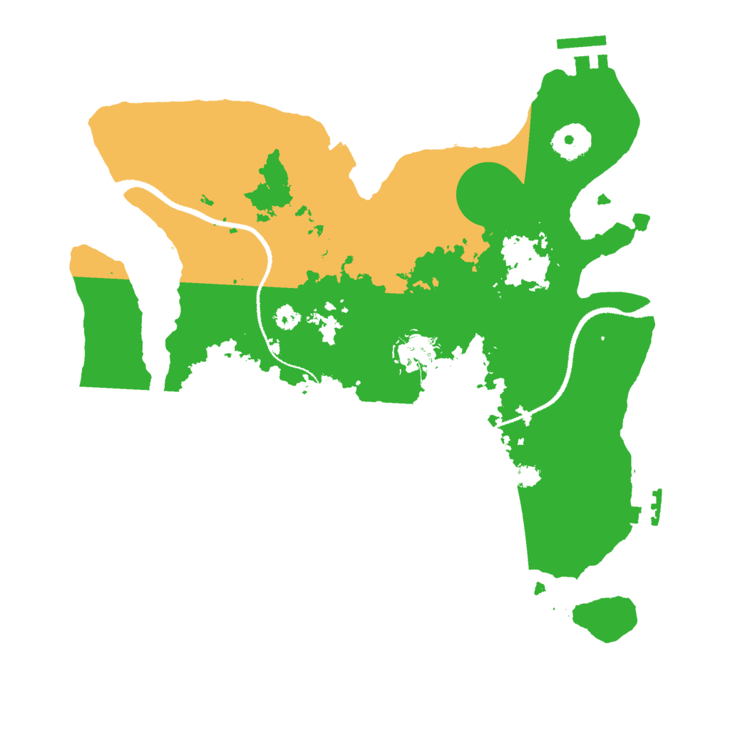 Biome Rust Map: Procedural Map, Size: 3000, Seed: 41839761
