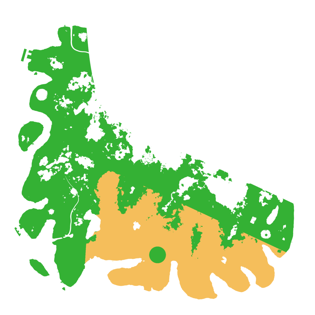 Biome Rust Map: Procedural Map, Size: 5000, Seed: 392178686
