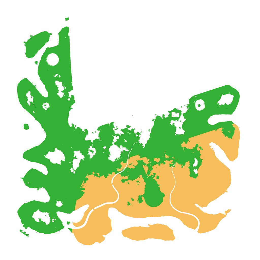 Biome Rust Map: Procedural Map, Size: 3750, Seed: 67798711