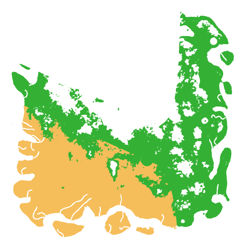 Biome Rust Map: Procedural Map, Size: 6000, Seed: 1141960594