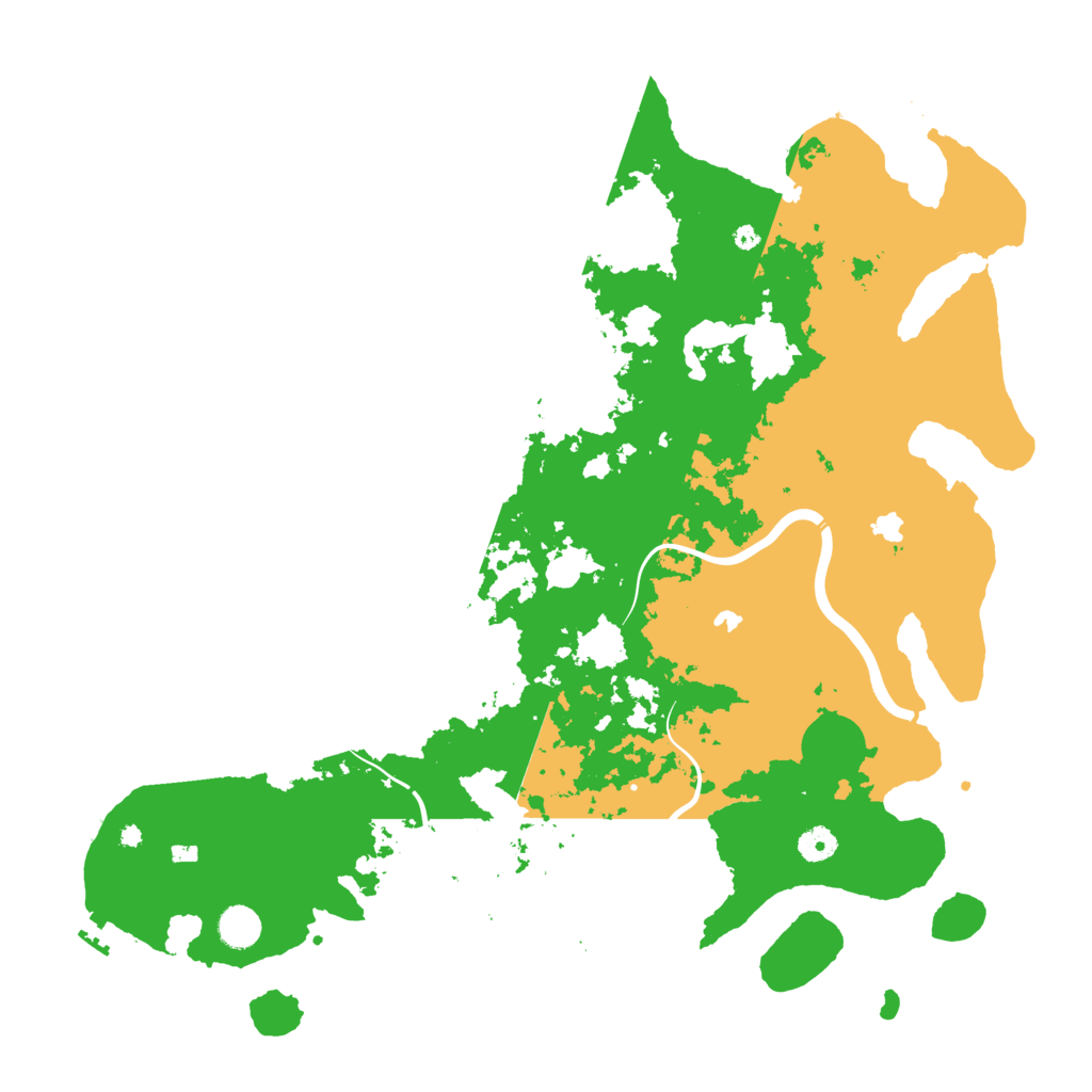 Biome Rust Map: Procedural Map, Size: 4500, Seed: 967773801