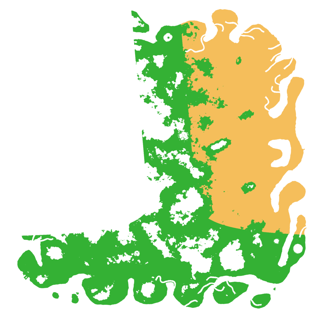 Biome Rust Map: Procedural Map, Size: 6000, Seed: 2145793648