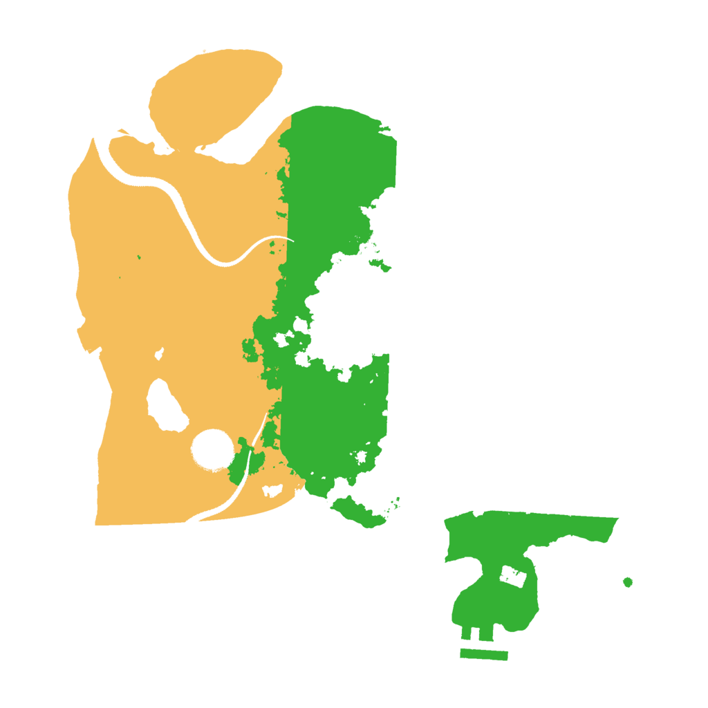 Biome Rust Map: Procedural Map, Size: 3000, Seed: 1267938305