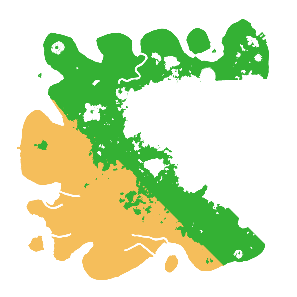 Biome Rust Map: Procedural Map, Size: 3500, Seed: 243401645