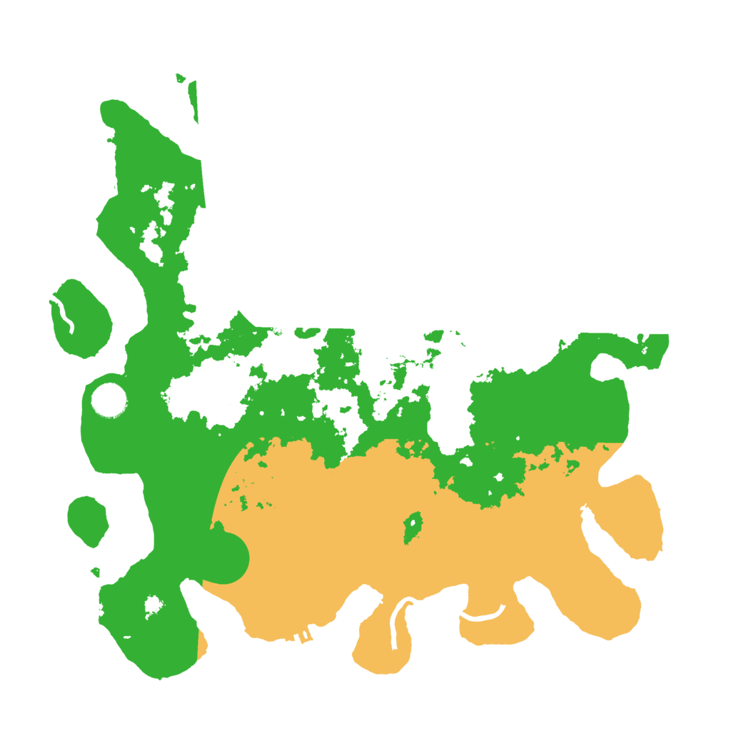 Biome Rust Map: Procedural Map, Size: 3700, Seed: 347241