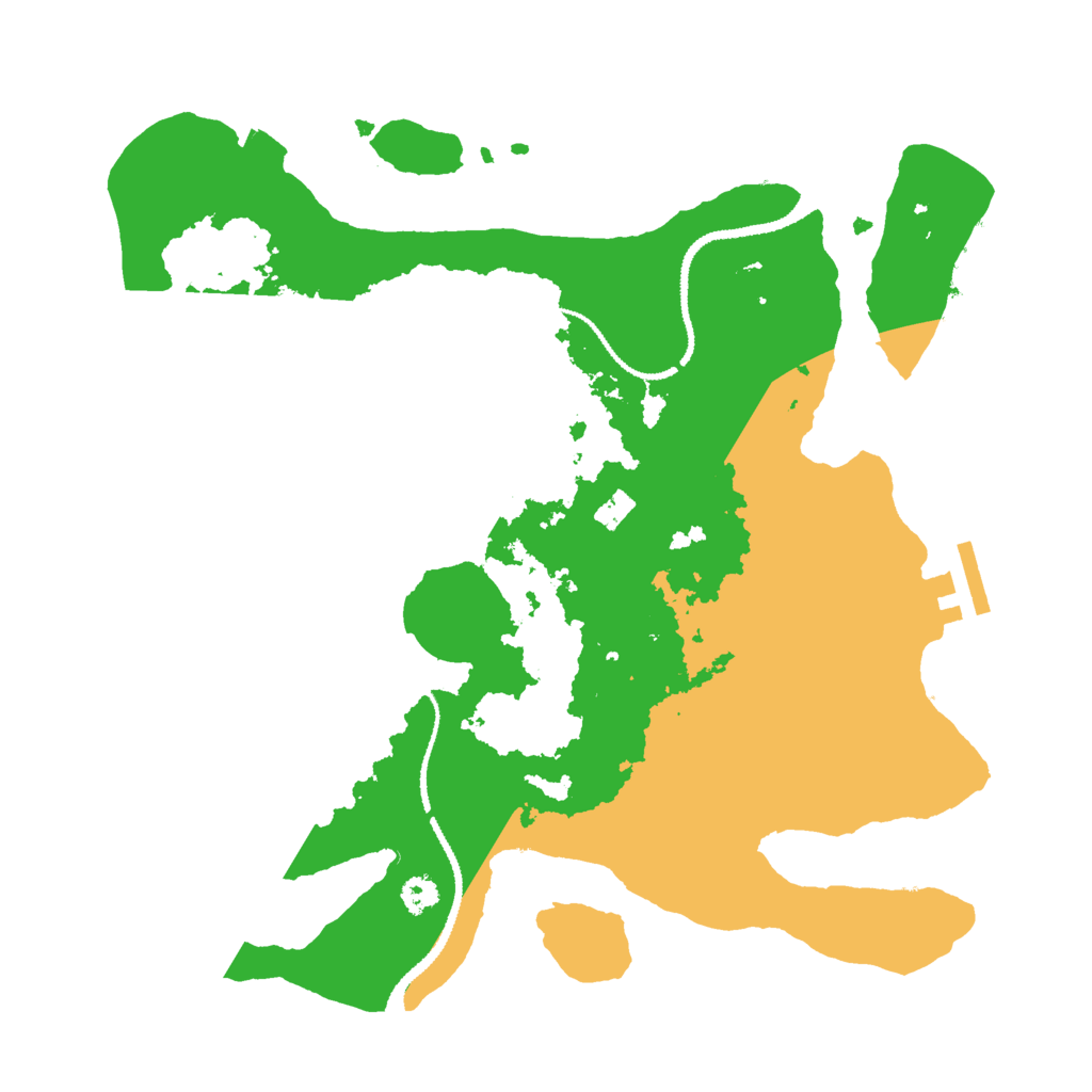 Biome Rust Map: Procedural Map, Size: 3000, Seed: 744530