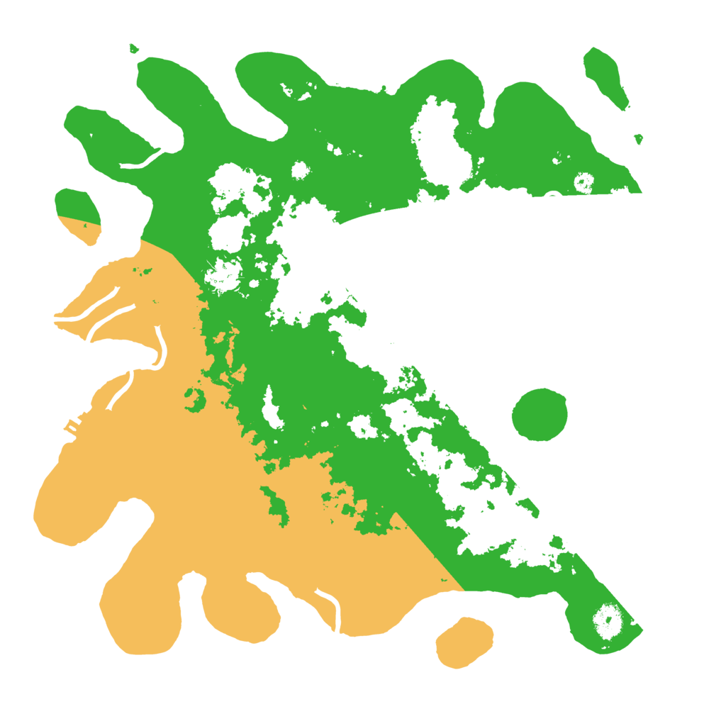 Biome Rust Map: Procedural Map, Size: 3700, Seed: 834670