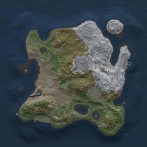 Thumbnail Rust Map: Procedural Map, Size: 2500, Seed: 101426610, 9 Monuments