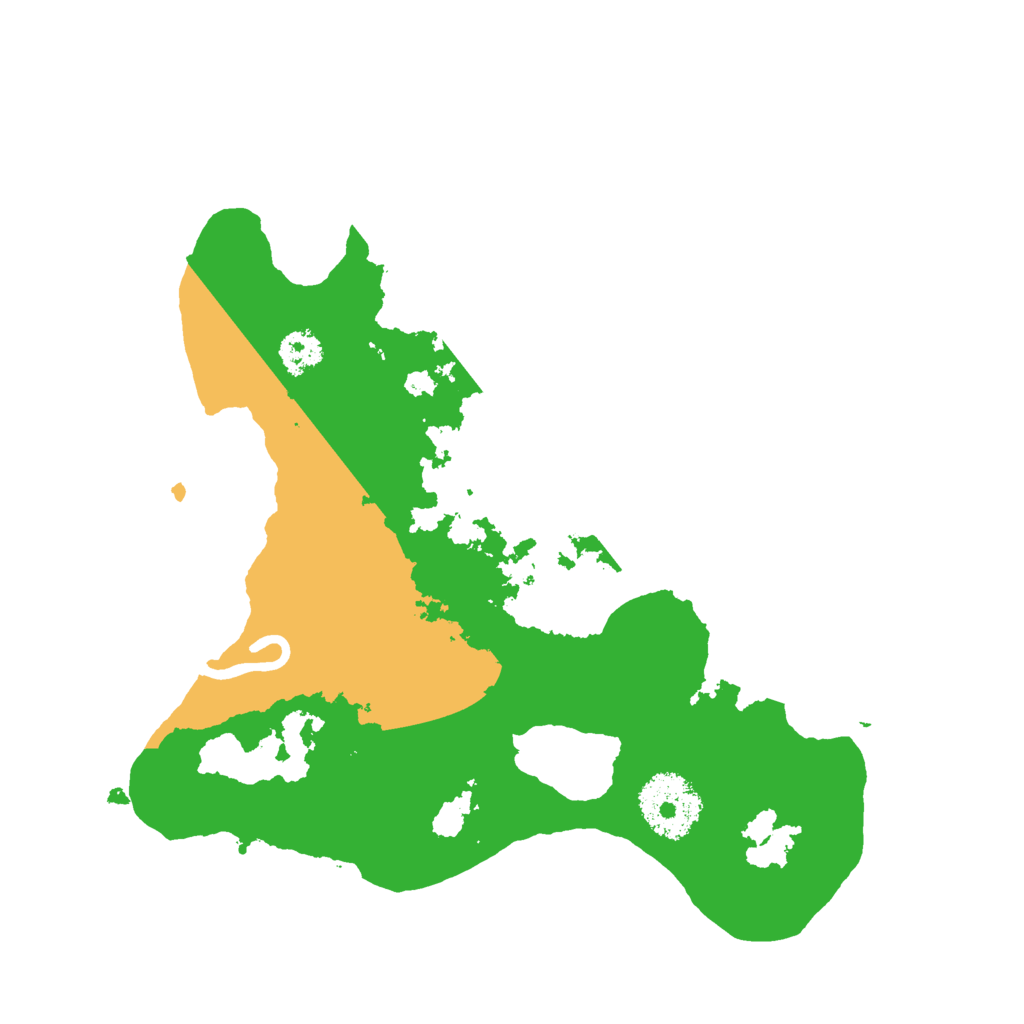 Biome Rust Map: Procedural Map, Size: 2500, Seed: 101426610