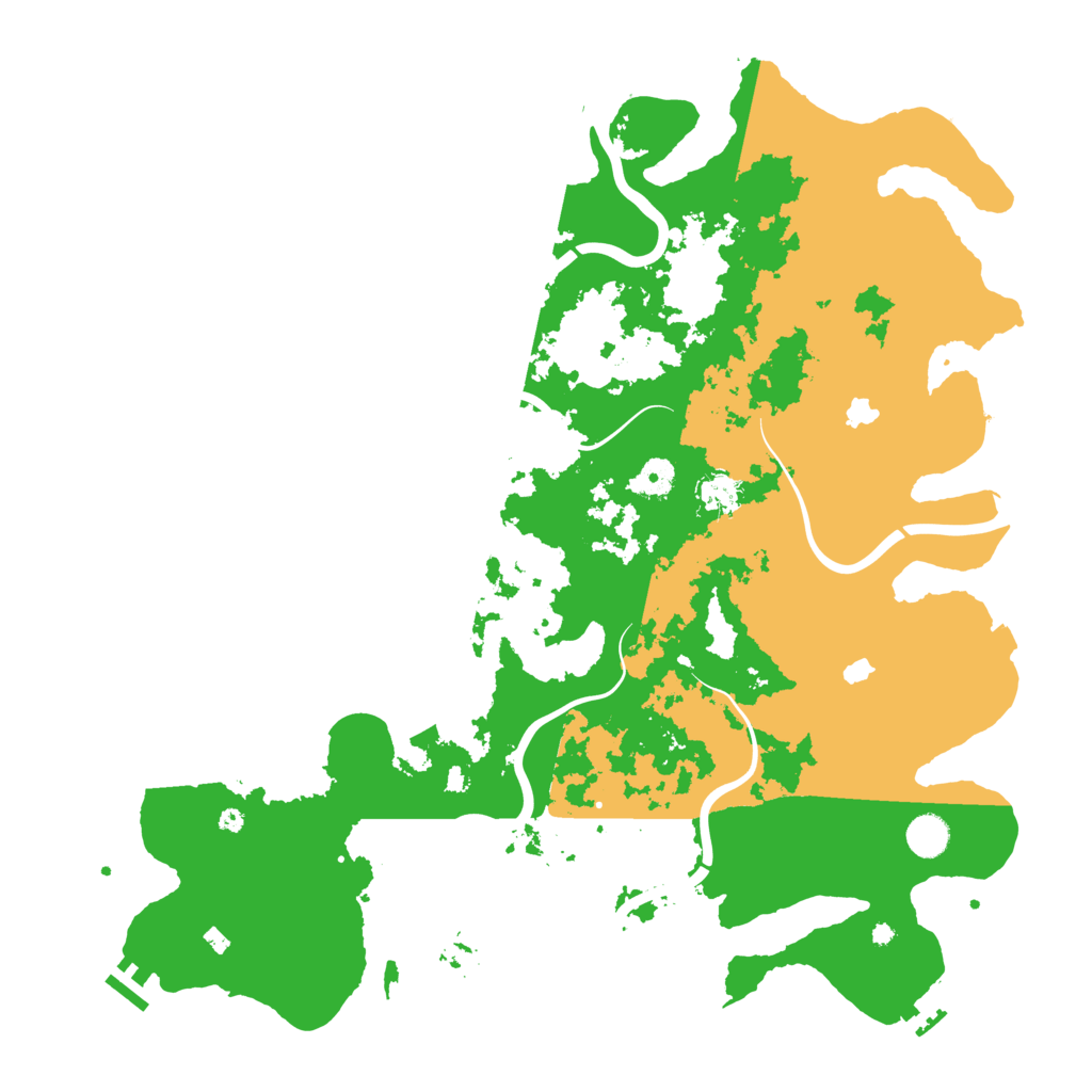 Biome Rust Map: Procedural Map, Size: 4500, Seed: 384851464