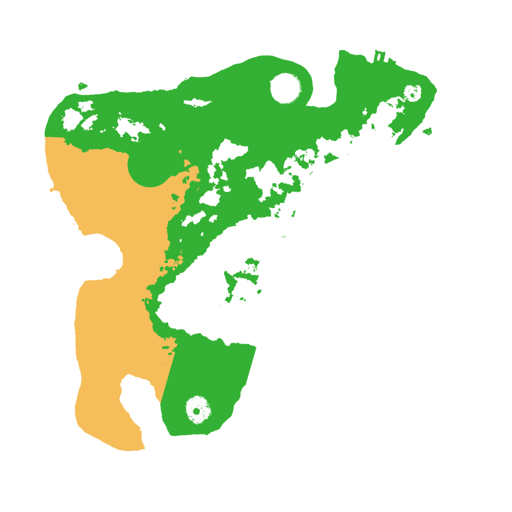 Biome Rust Map: Procedural Map, Size: 3000, Seed: 1623323