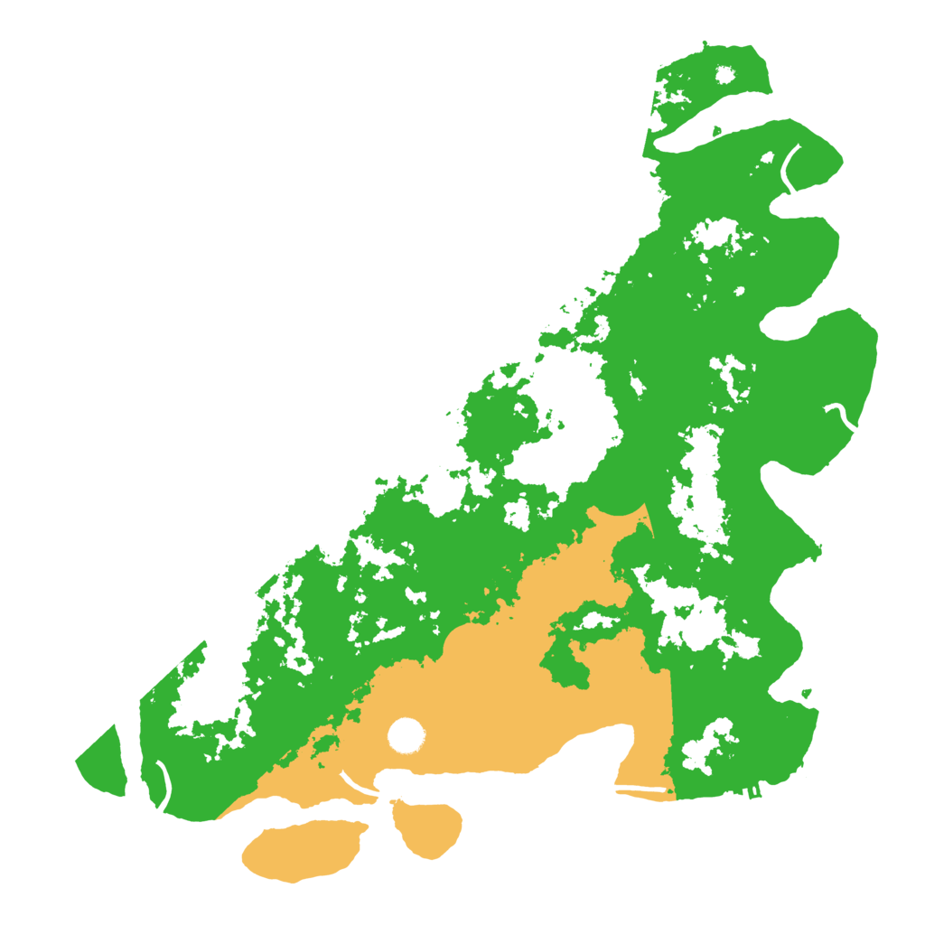 Biome Rust Map: Procedural Map, Size: 4500, Seed: 152659