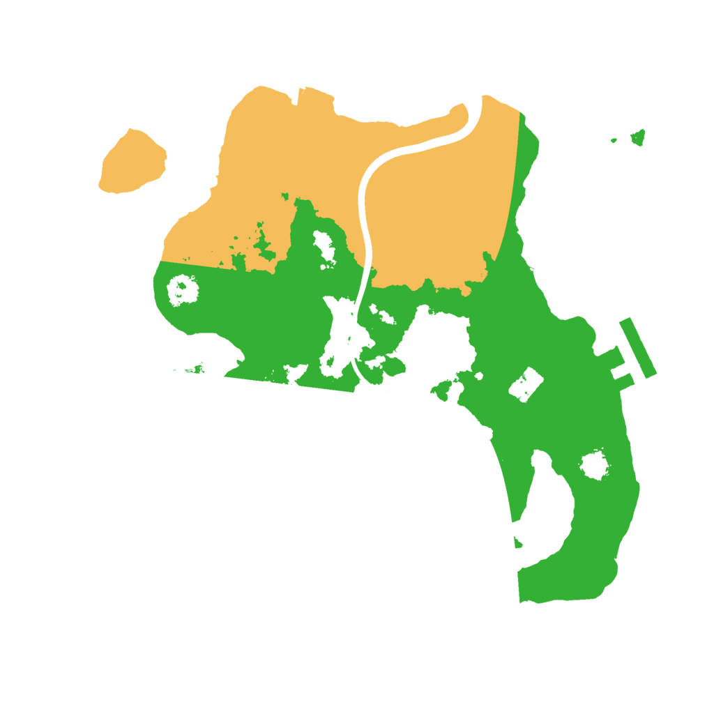 Biome Rust Map: Procedural Map, Size: 2300, Seed: 276436