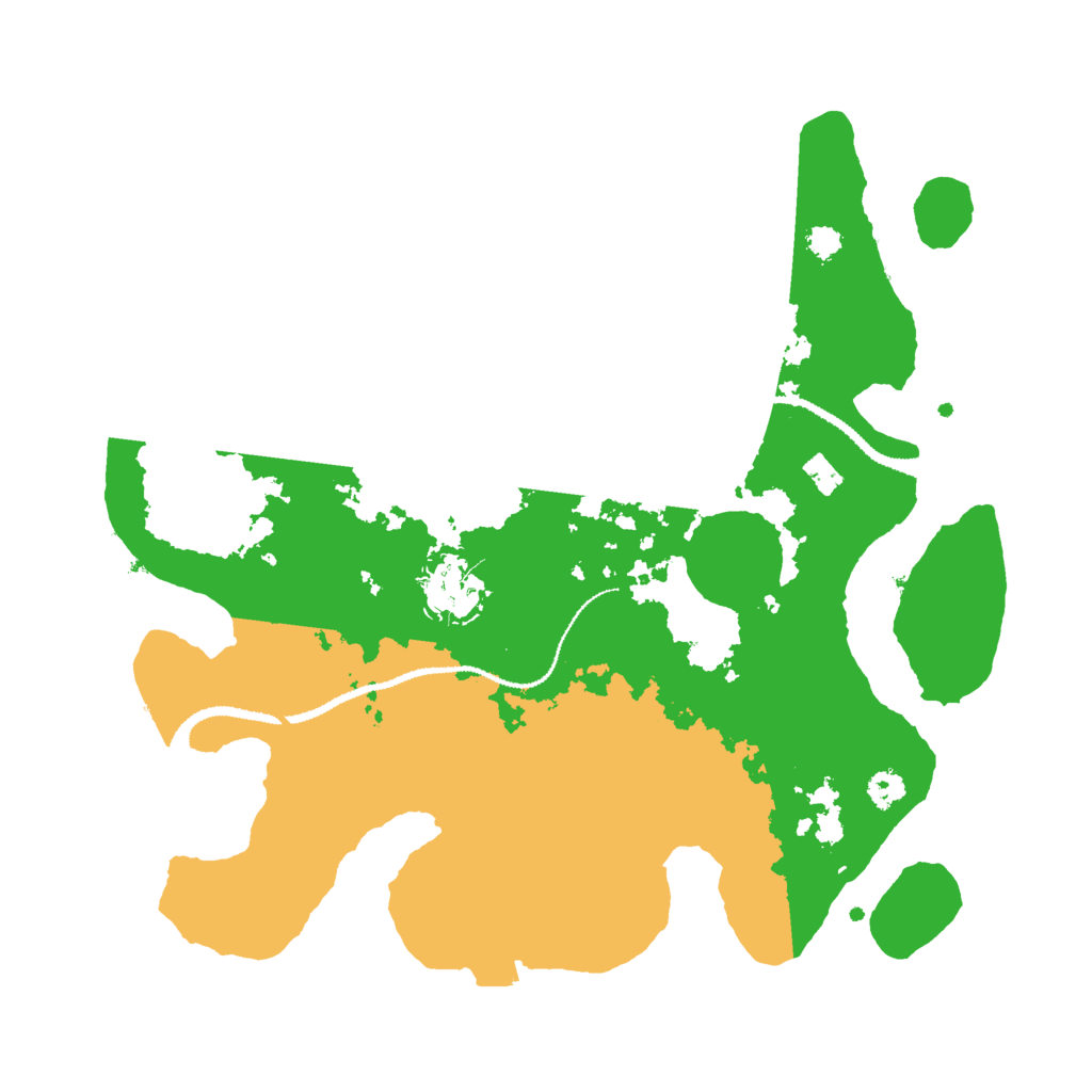 Biome Rust Map: Procedural Map, Size: 3000, Seed: 83024036
