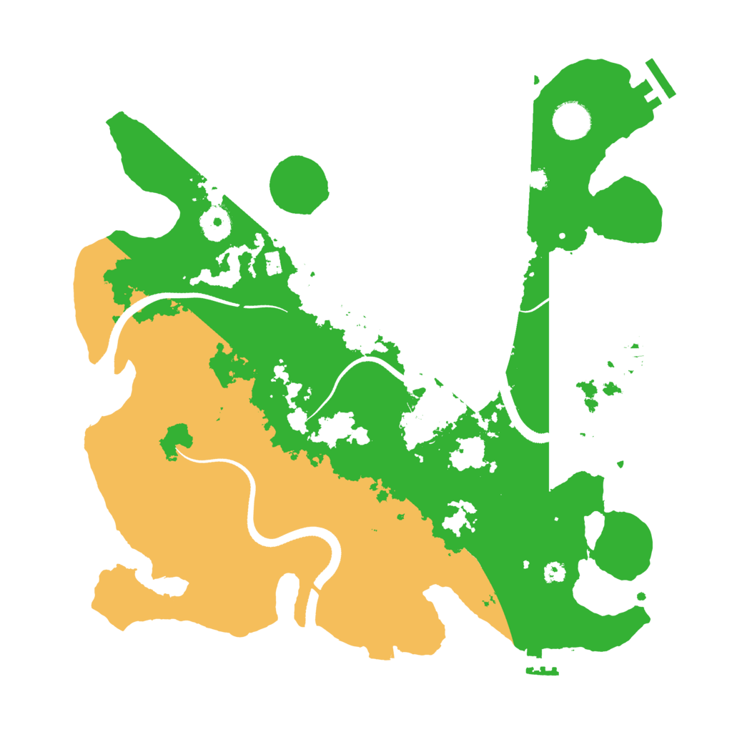 Biome Rust Map: Procedural Map, Size: 3400, Seed: 1957