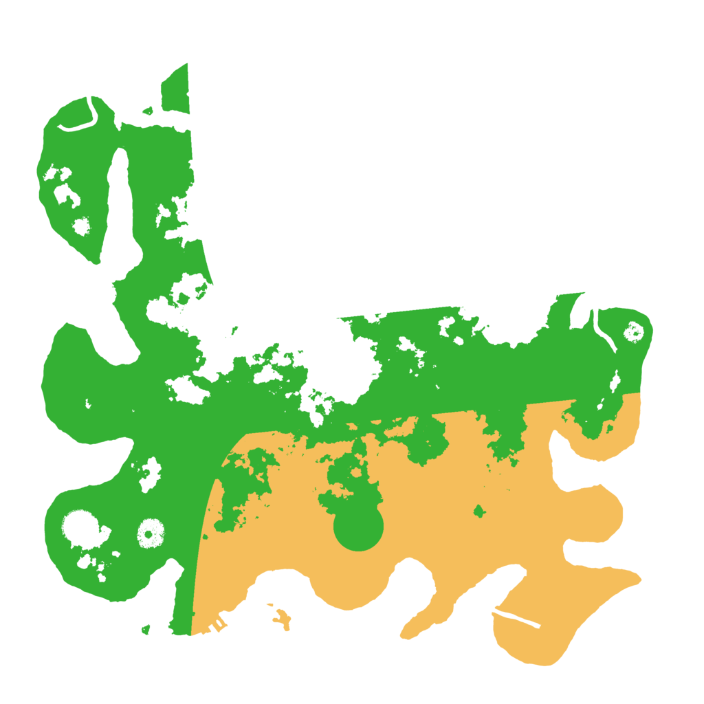 Biome Rust Map: Procedural Map, Size: 3700, Seed: 255667