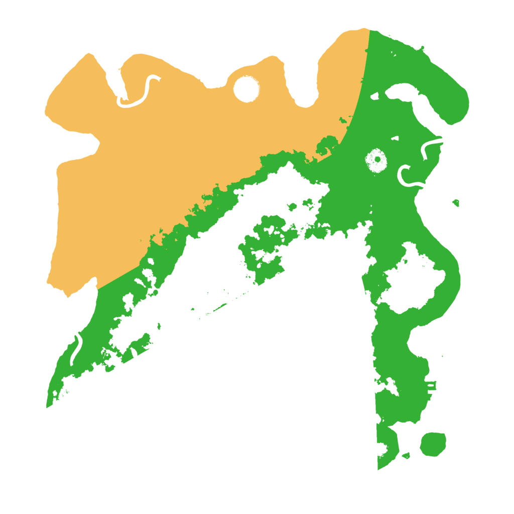 Biome Rust Map: Procedural Map, Size: 3500, Seed: 744520726