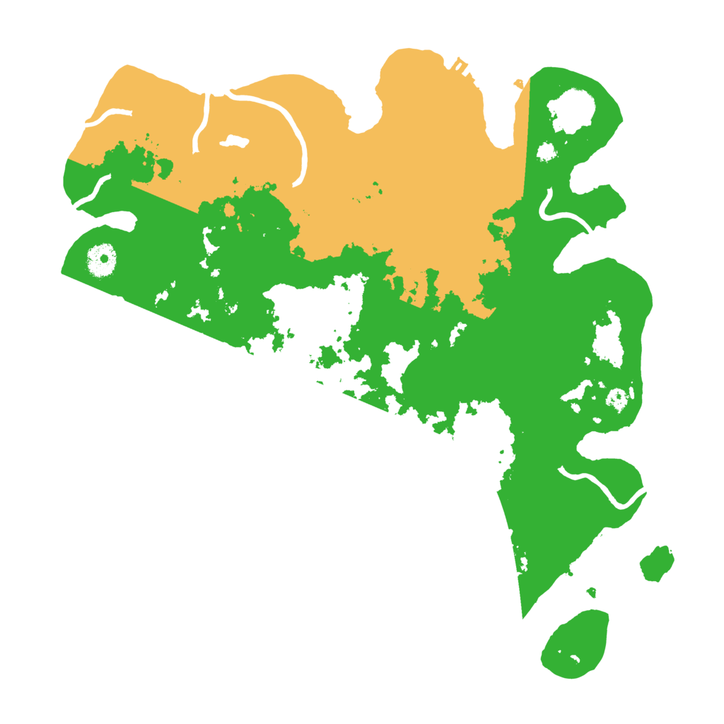 Biome Rust Map: Procedural Map, Size: 3500, Seed: 470225066