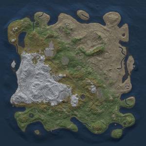 Thumbnail Rust Map: Procedural Map, Size: 4500, Seed: 812636596, 17 Monuments