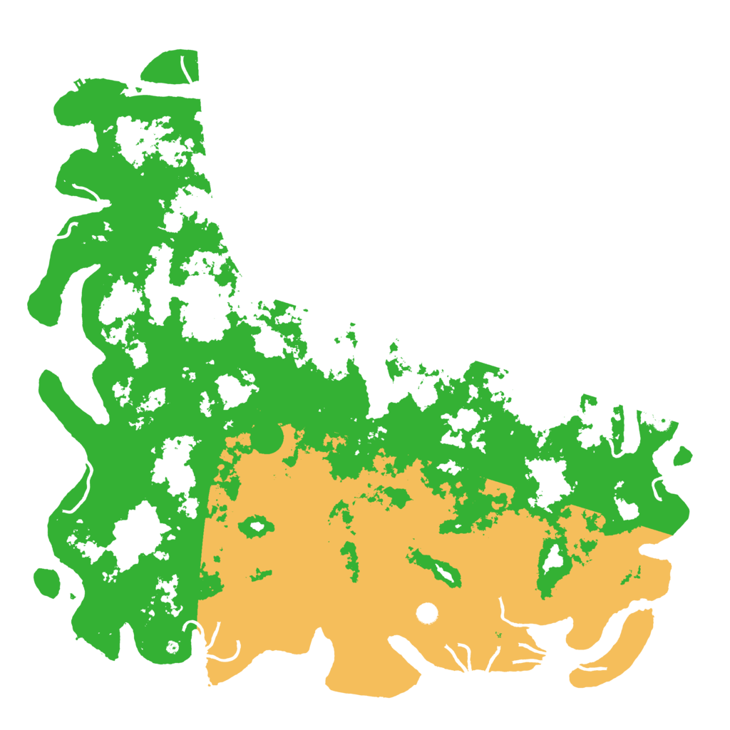 Biome Rust Map: Procedural Map, Size: 6000, Seed: 20011