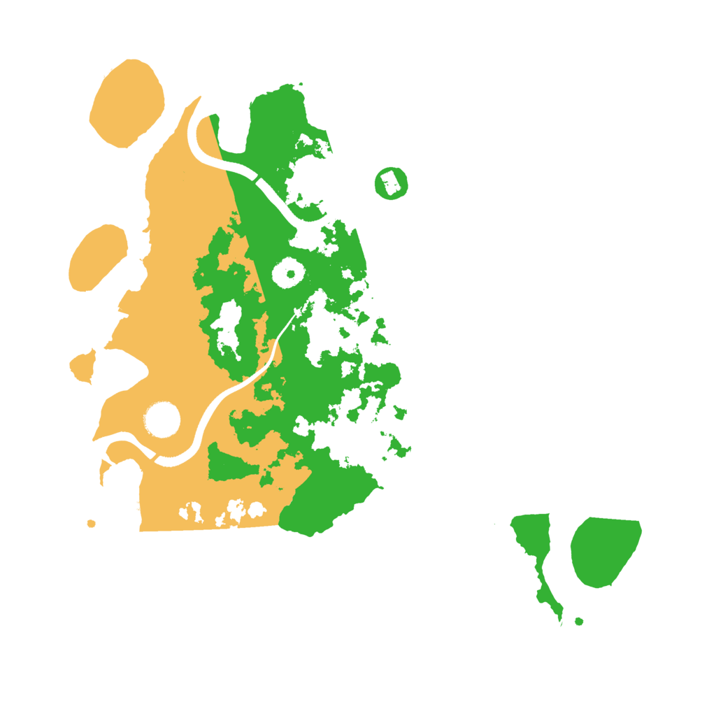 Biome Rust Map: Procedural Map, Size: 3500, Seed: 46476567