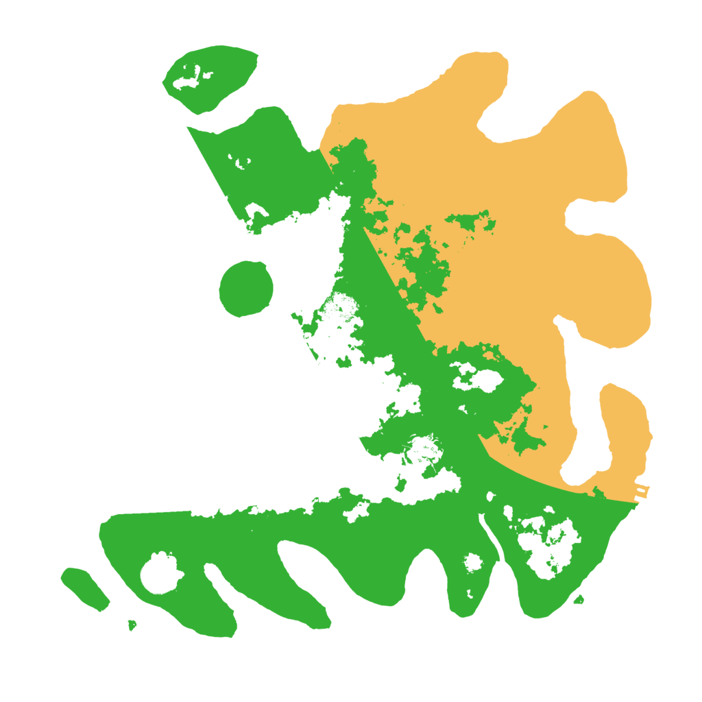 Biome Rust Map: Procedural Map, Size: 3500, Seed: 233983971