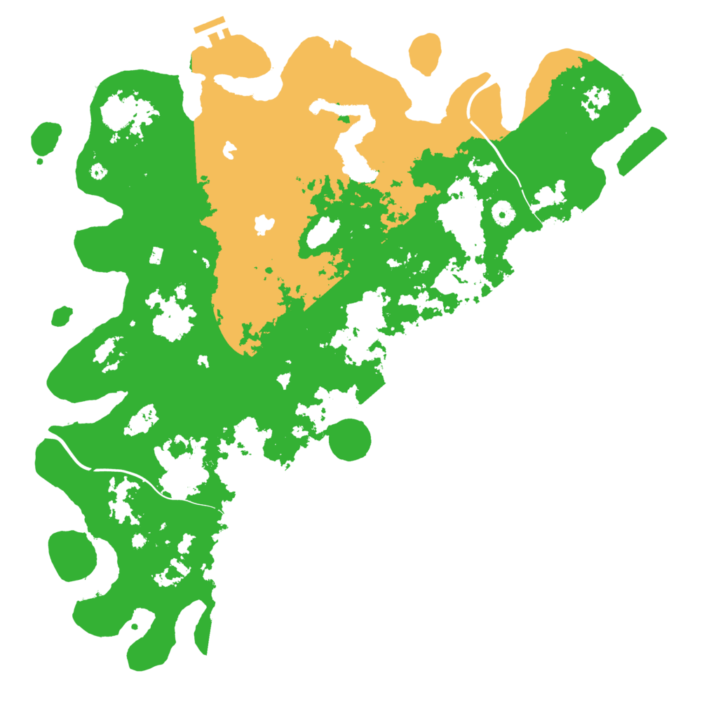 Biome Rust Map: Procedural Map, Size: 4500, Seed: 643645654
