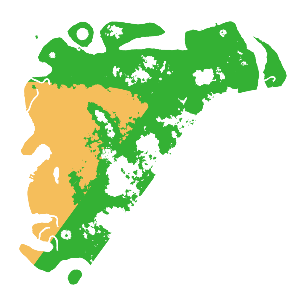 Biome Rust Map: Procedural Map, Size: 4500, Seed: 13467925
