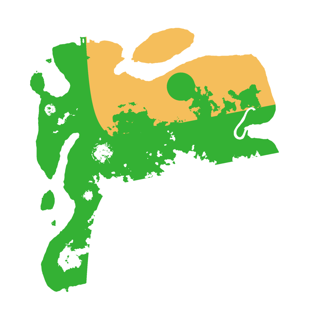 Biome Rust Map: Procedural Map, Size: 3000, Seed: 2454678