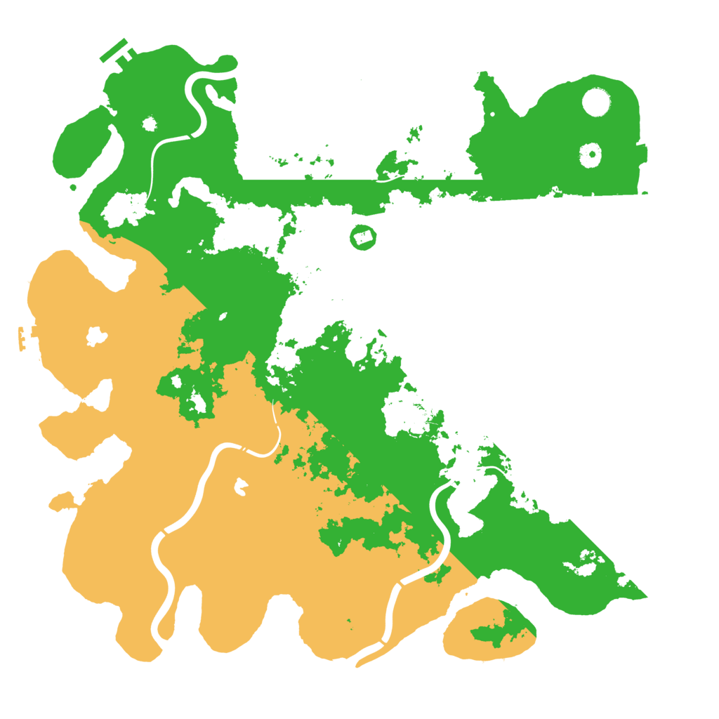 Biome Rust Map: Procedural Map, Size: 4500, Seed: 176100971
