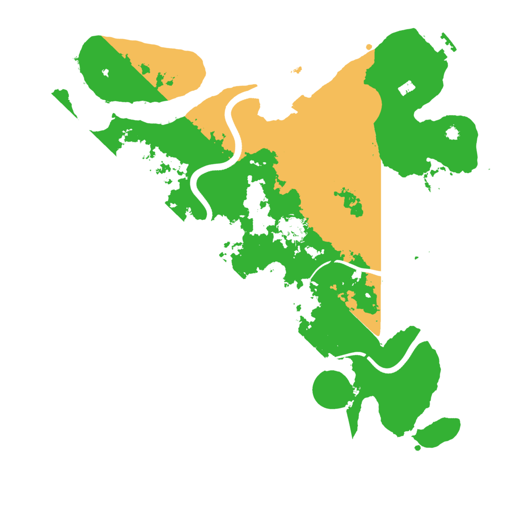 Biome Rust Map: Procedural Map, Size: 3500, Seed: 1035861396