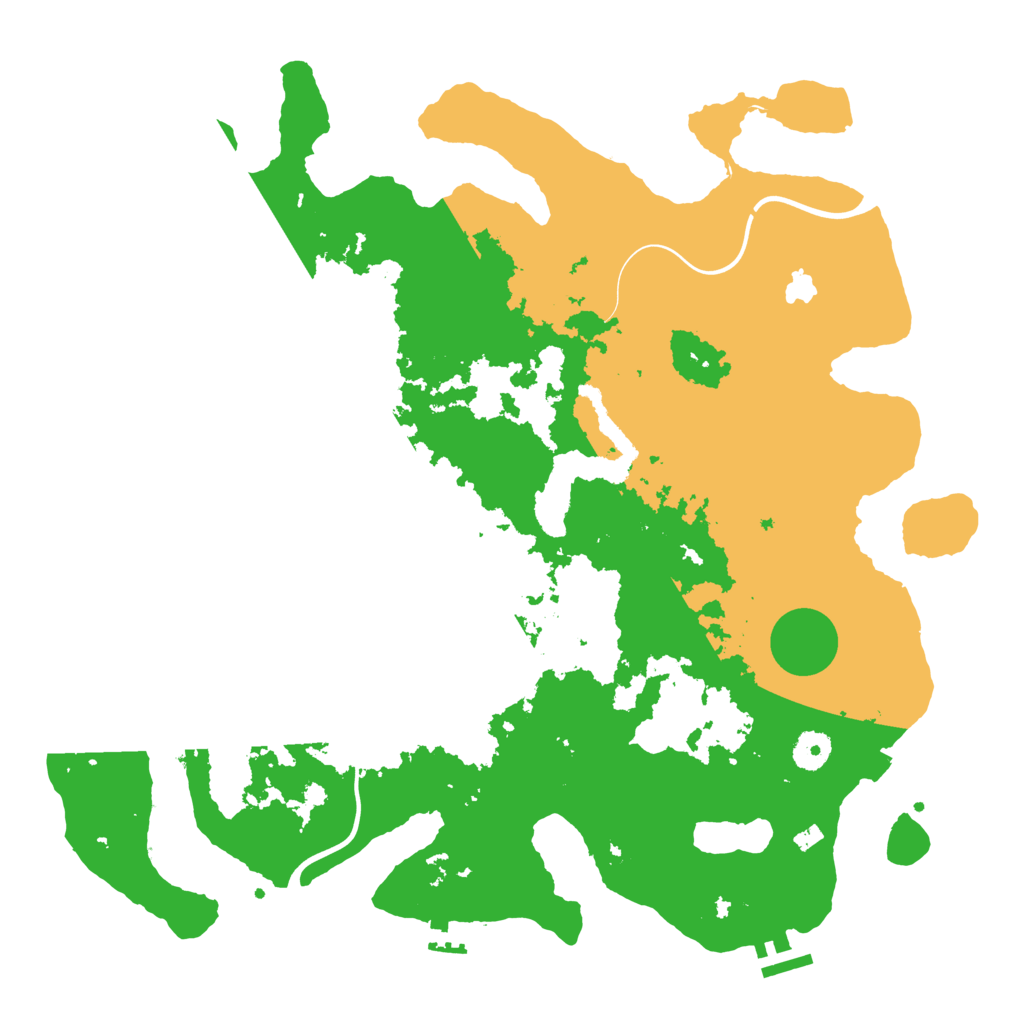 Biome Rust Map: Procedural Map, Size: 4000, Seed: 407850846
