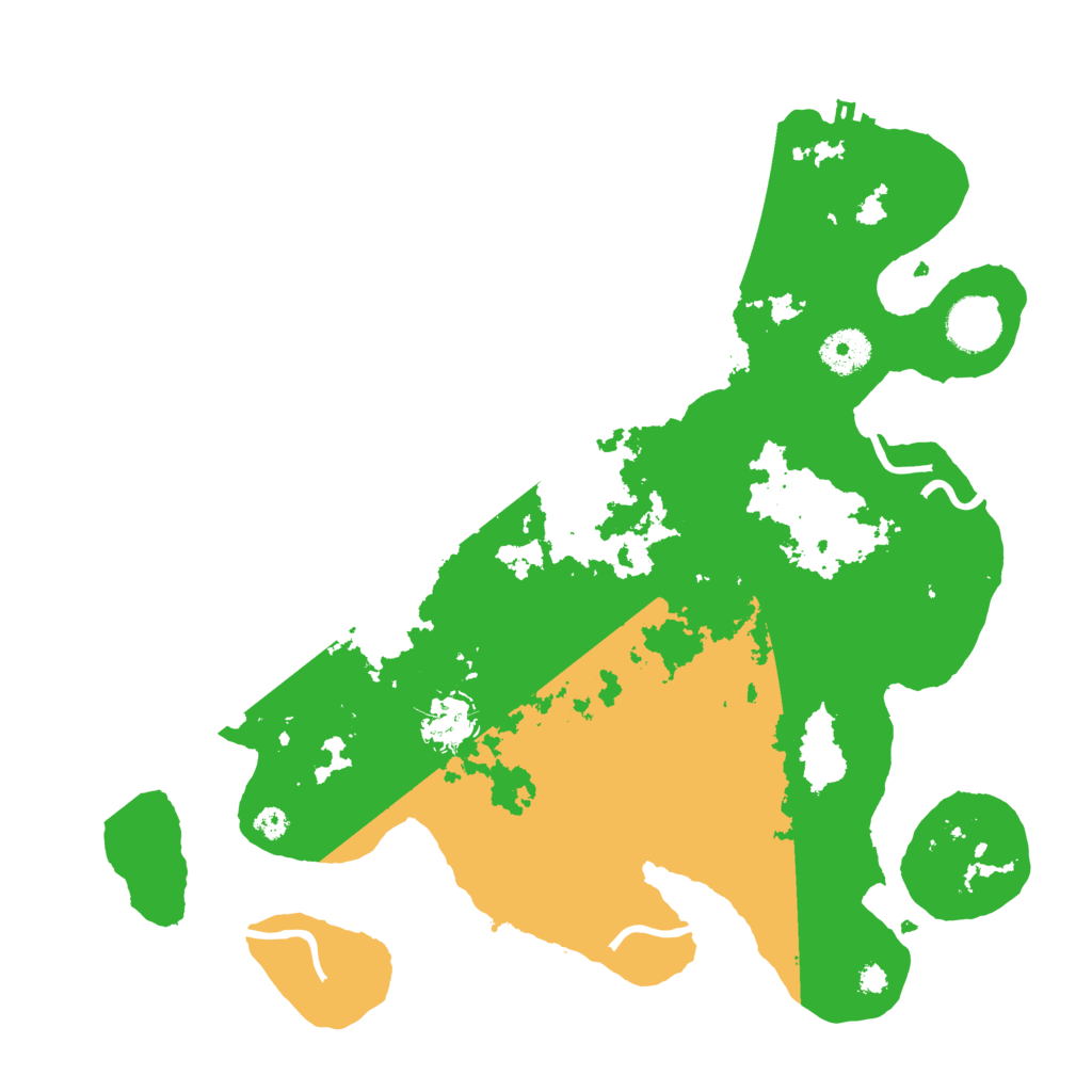 Biome Rust Map: Procedural Map, Size: 3500, Seed: 460666768