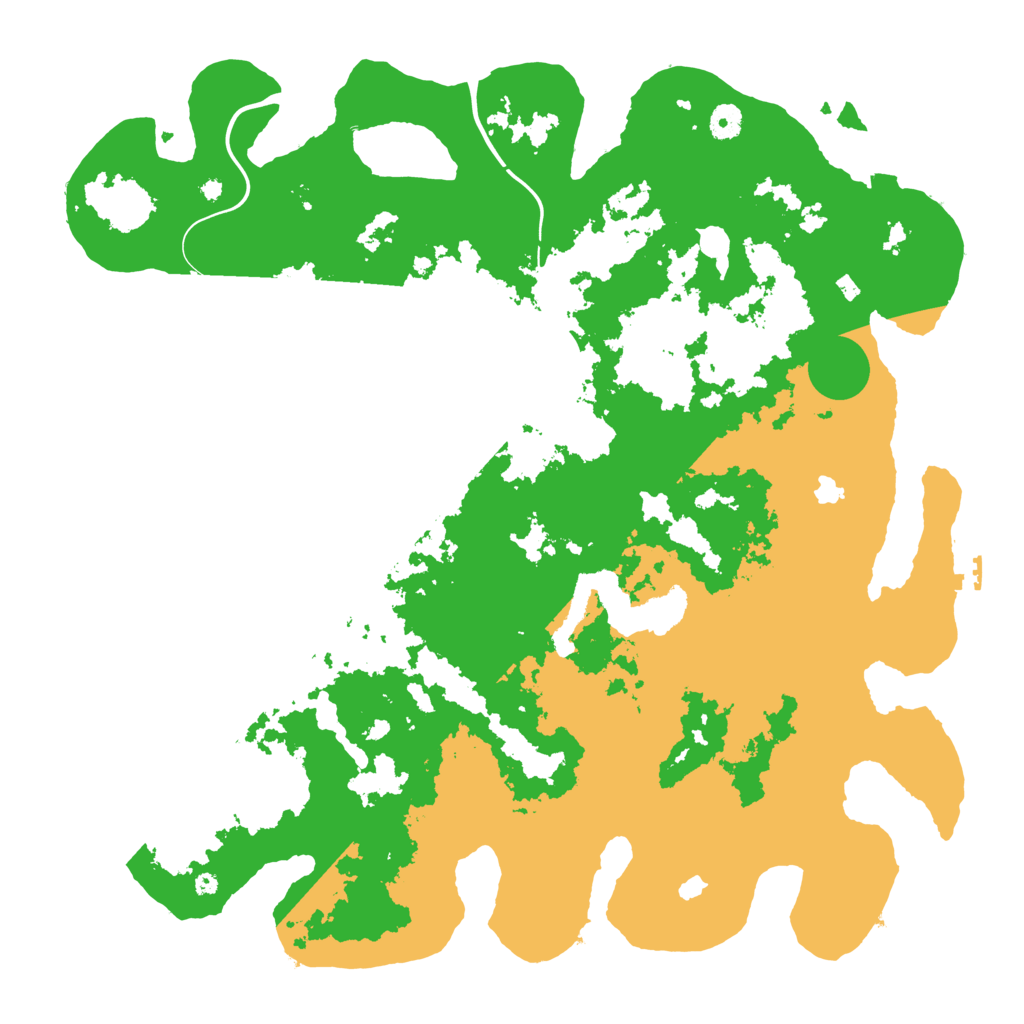Biome Rust Map: Procedural Map, Size: 4500, Seed: 1290537915