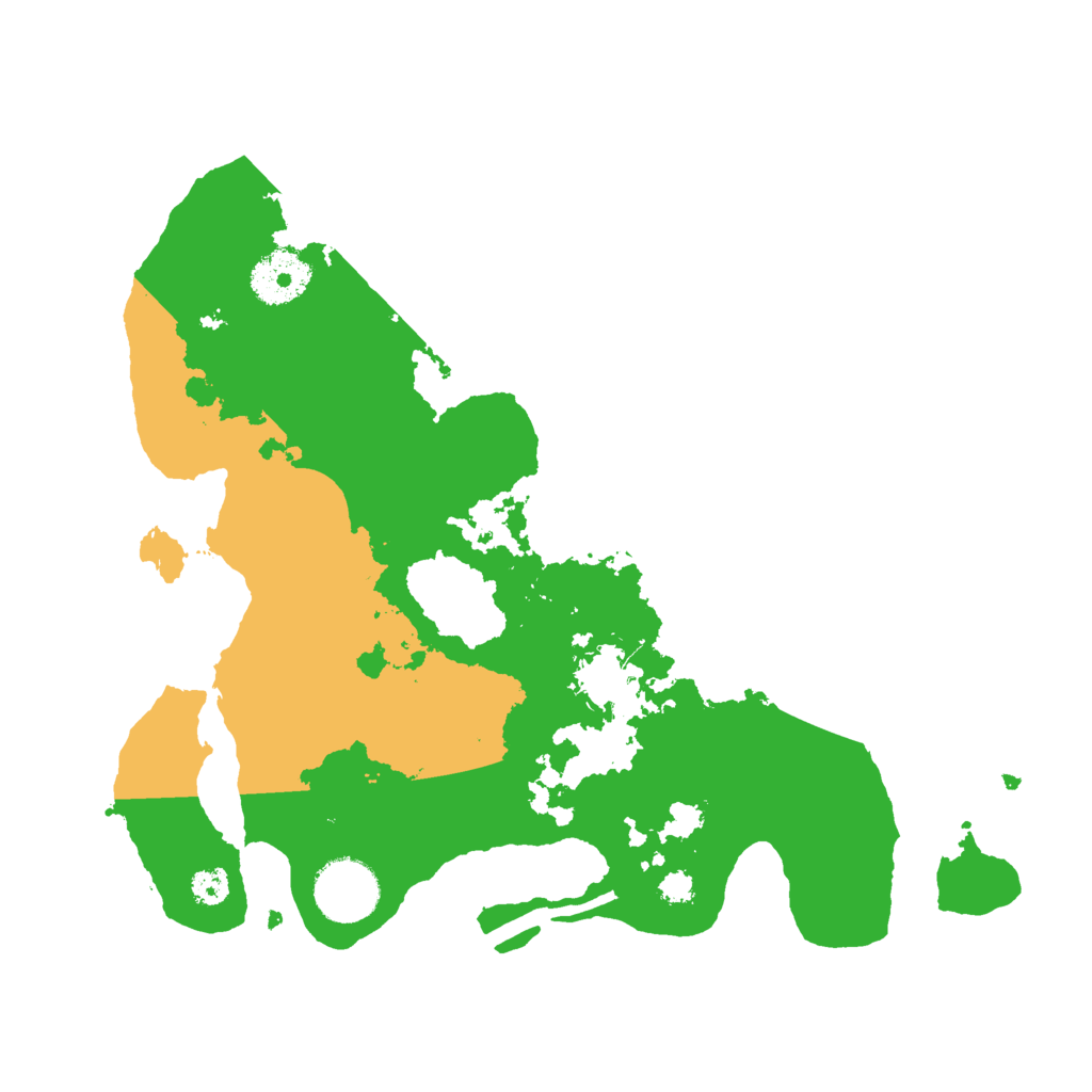 Biome Rust Map: Procedural Map, Size: 3000, Seed: 1223550700
